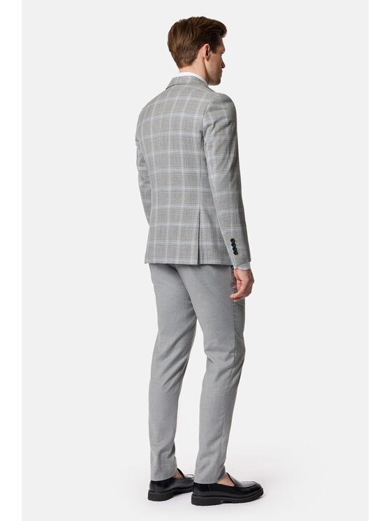 Lancerto Lancerto Marynarka Lucena MA131124000014 Szary Slim Fit