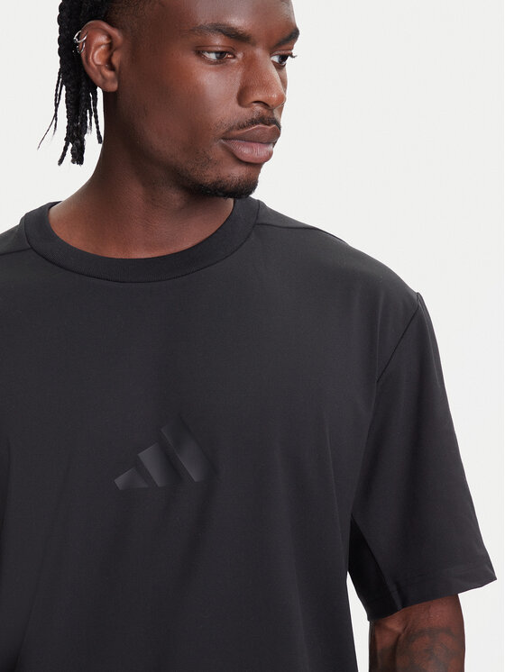 adidas adidas T-Shirt Z.N.E. JJ1151 Czarny Loose Fit