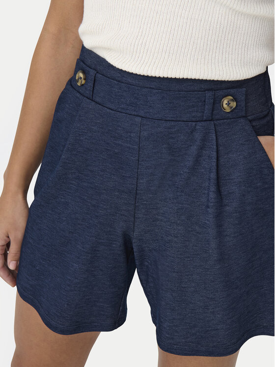 JDY JDY Šortky z materiálu Birdie Geggo 15320995 Tmavomodrá Regular Fit