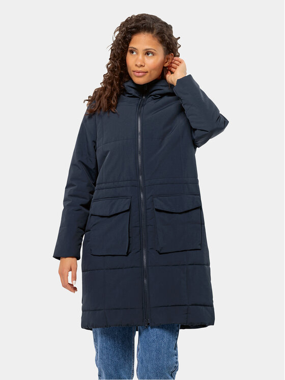 Jack Wolfskin Zimska jakna White Frost Parka 1207361 Mornarsko modra Regular Fit