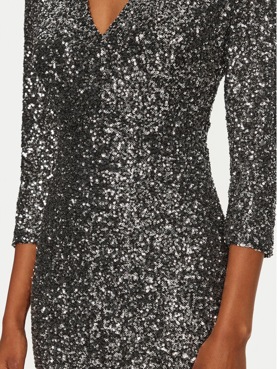 Rinascimento Rinascimento Rochie cocktail CFC0121759003 Argintiu Regular Fit