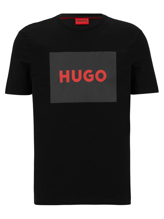 HUGO Hugo T-shirt Dulive222 50467952 Crna Regular Fit