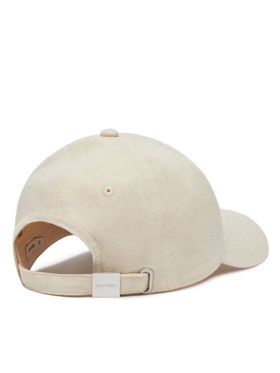 Calvin Klein Calvin Klein Kapa s šiltom Raised Embroidery K60K613118 Écru