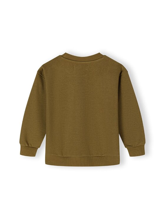 MINOTI MINOTI Bluza 23fleece129 Brązowy Regular Fit