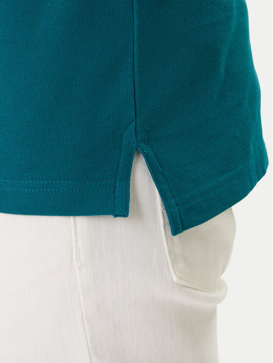 Tommy Hilfiger Tommy Hilfiger Тениска с яка и копчета 1985 MW0MW17771 Зелен Slim Fit