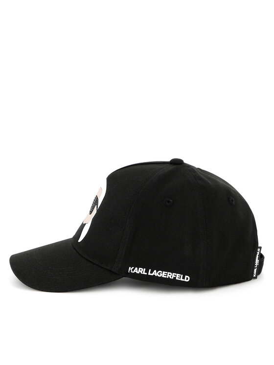 KARL LAGERFELD KARL LAGERFELD Czapka z daszkiem Z30387 Czarny