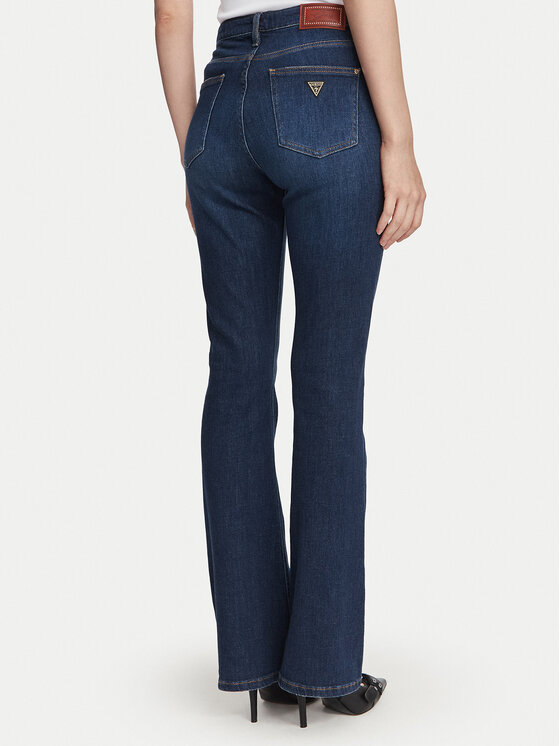 Guess Guess Jeans hlače W6YA0L D1335 Mornarsko modra Boot Fit