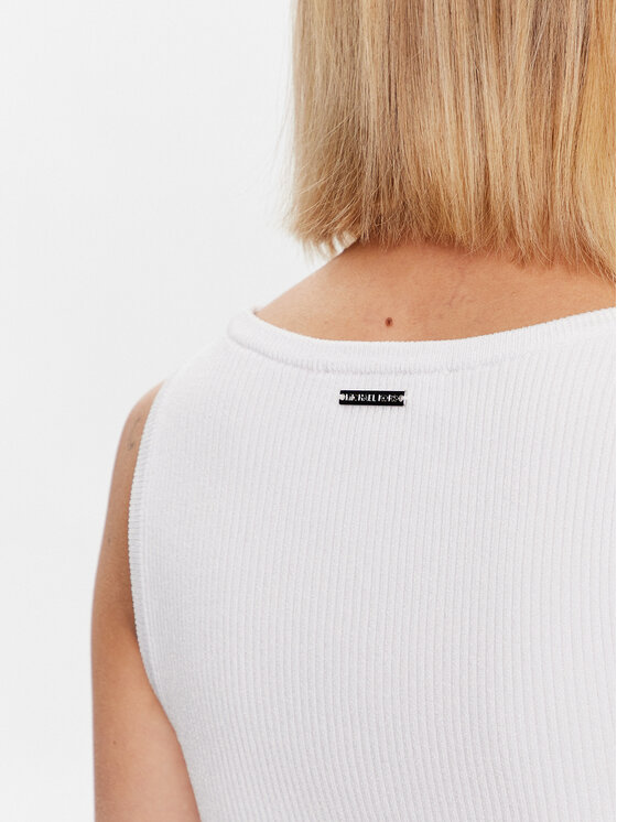 MICHAEL Michael Kors MICHAEL Michael Kors Top MS36P9U33D Bijela Slim Fit