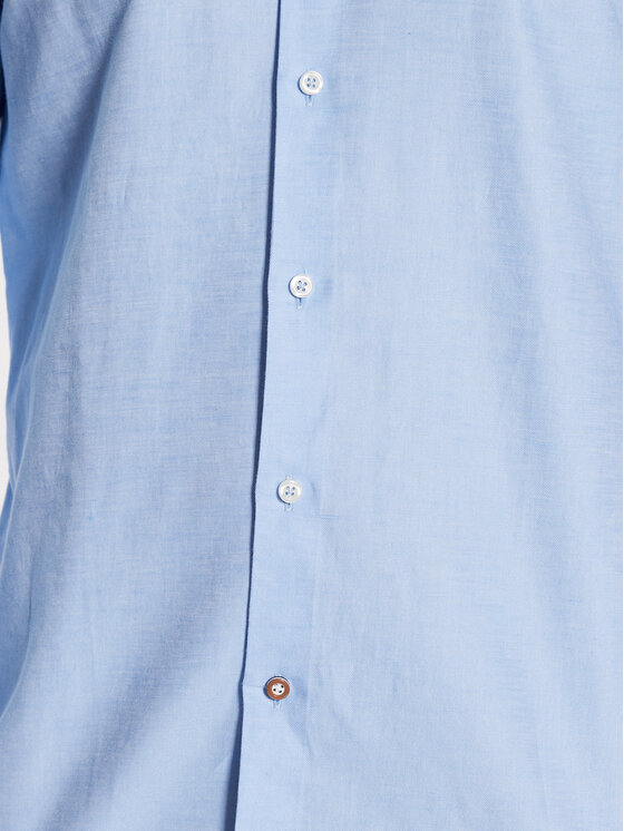 BOSS Boss Särk C-Hal-Standup-223 50490419 Sinine Casual Fit
