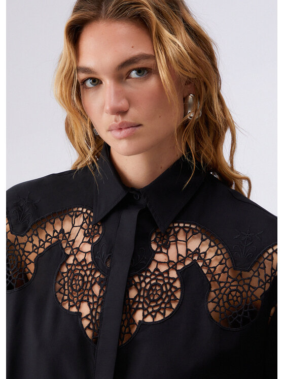 Liu Jo Liu Jo camicia di jeans UA6296D033822222 Viola Regular Fit