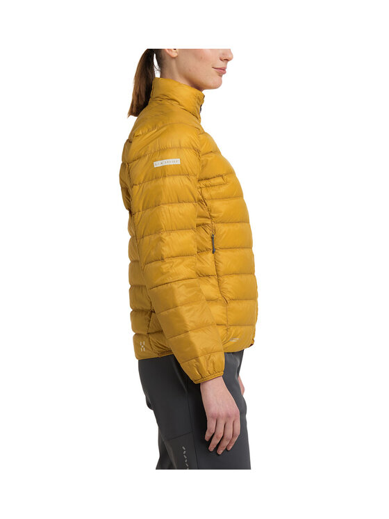 Haglöfs Haglöfs Kurtka puchowa L.I.M Down Jacket Women Żółty Regular Fit