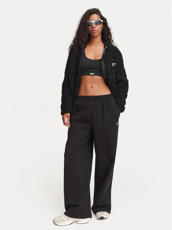 Reebok Reebok Felpa di pile RCC00129 Nero Regular Fit