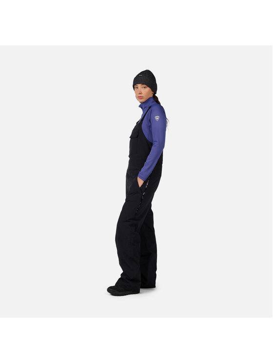 Rossignol Rossignol Spodnie narciarskie W Outerlimits Insulated Bib Czarny Relaxed Fit