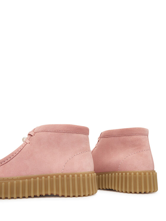 Clarks Clarks Kotníková obuv Torhill Moss 26184636 Růžová