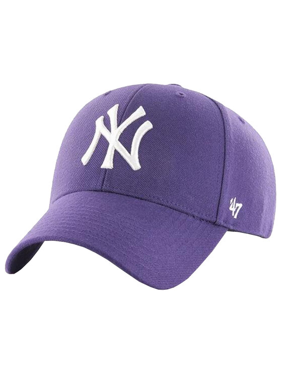 Czapka z daszkiem 47 Brand, Fioletowe, 47 Brand MLB New York Yankees MVP Cap