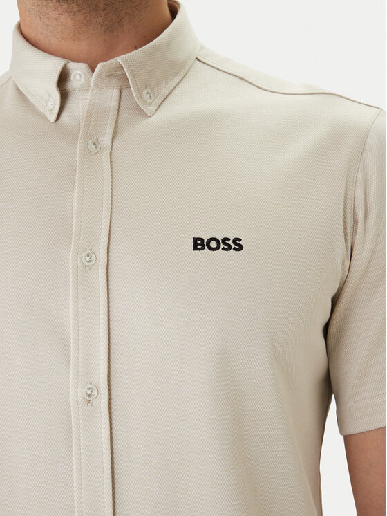 BOSS BOSS Košeľa ST Motion 50555951 Béžová Regular Fit