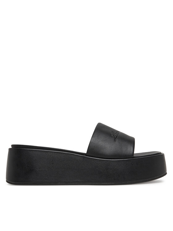 LOVE MOSCHINO LOVE MOSCHINO Şlapi JA28177I0MIA0000 Negru