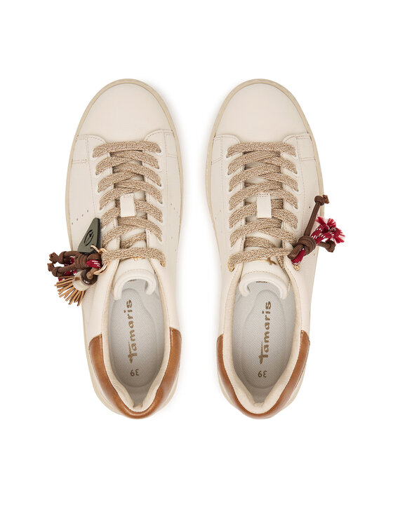 Tamaris Tamaris Sneakersy 1-23775-47 Krémová