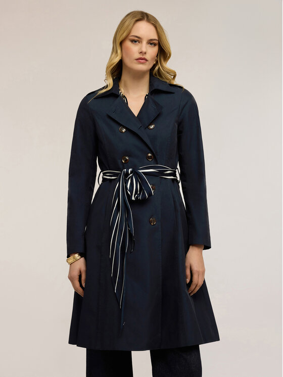 Motivi Motivi Cappotto invernale 0015Q000645N034 Blu Regular Fit