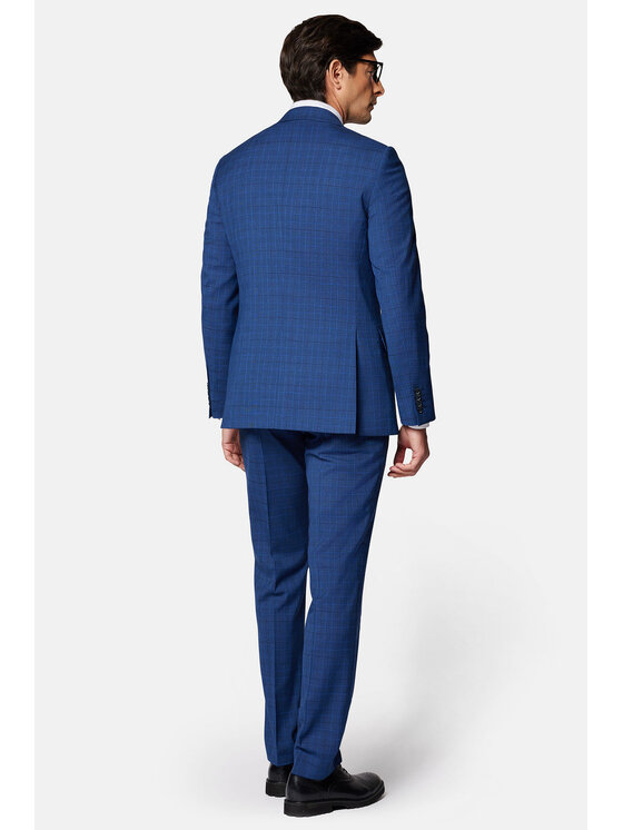 Lancerto Lancerto Garnitur Rennes GA073124000010 Granatowy Slim Fit