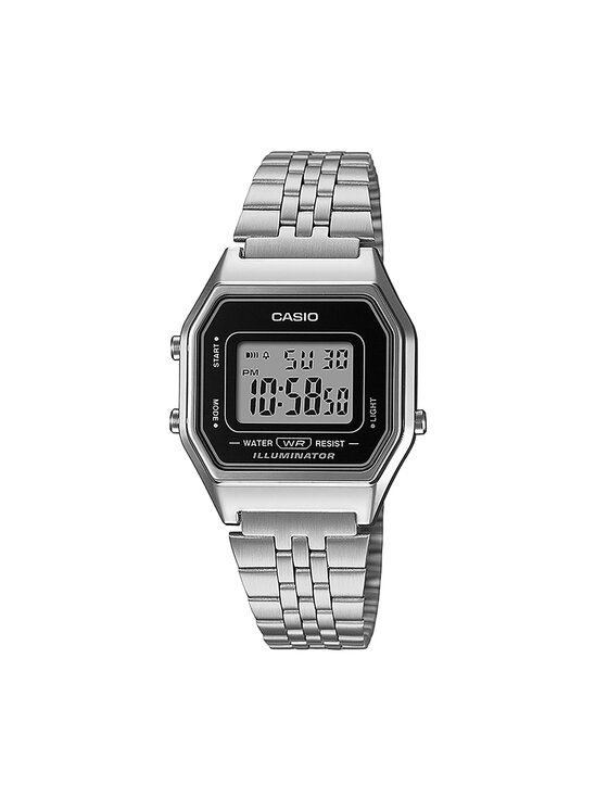 Casio Casio Hodinky LA680WEA-1EF Strieborná