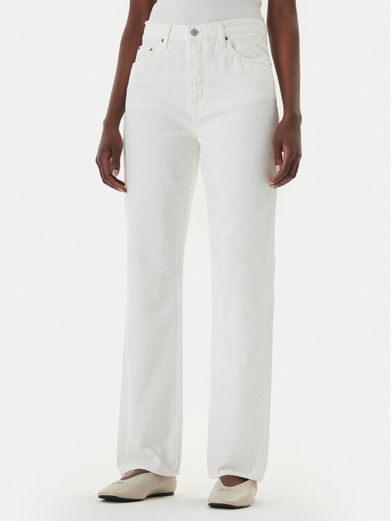 Tommy Jeans Blugi Layla DW0DW22773 Alb Slim Fit