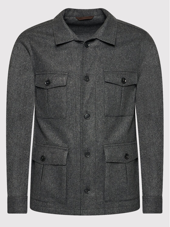 Oscar Jacobson Oscar Jacobson Demisezoninė striukė 1137 3931 Pilka Regular Fit