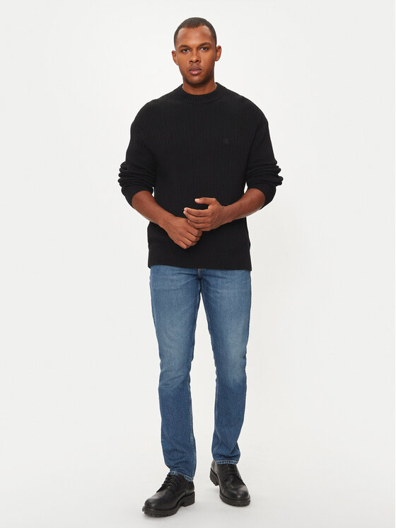 Calvin Klein Jeans Calvin Klein Jeans Sweter J30J326193 Czarny Regular Fit