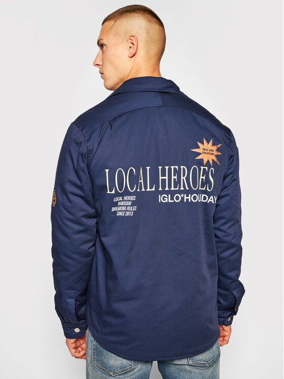 Local Heroes Local Heroes Veste de mi-saison Iglo Holiday AW2021MENJ001 Bleu marine Regular Fit
