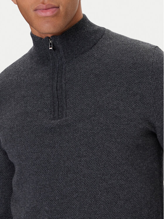 BOSS BOSS Pullover H-Hettore 50549976 Schwarz Regular Fit