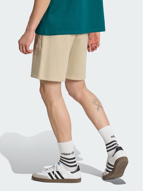 adidas adidas Szorty materiałowe 164781 Beżowy Regular Fit