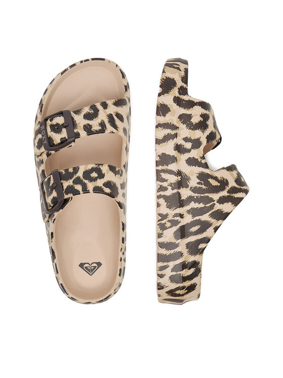 Roxy Roxy Klapki CEOWB-835120 Beżowy