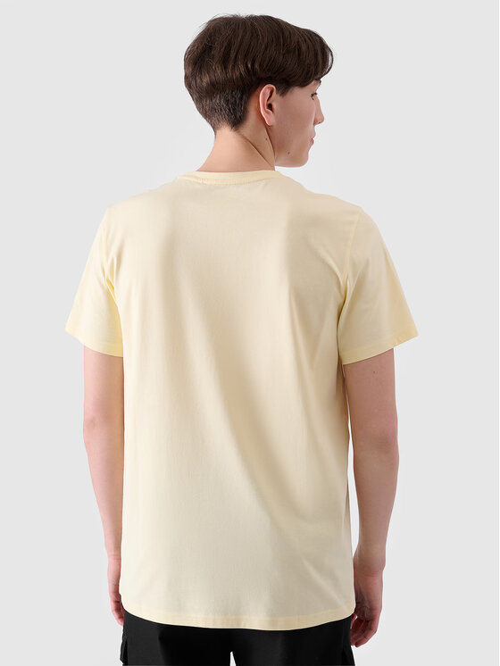4F 4F T-shirt 4FRSS24TTSHM2106-73S Giallo Regular Fit