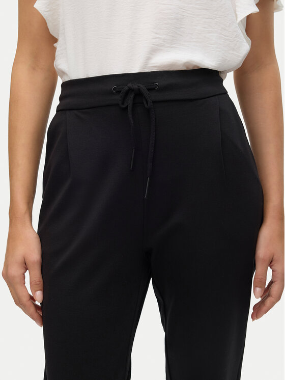 Vero Moda Vero Moda Spodnie materiałowe Eva 10197909 Czarny Loose Fit