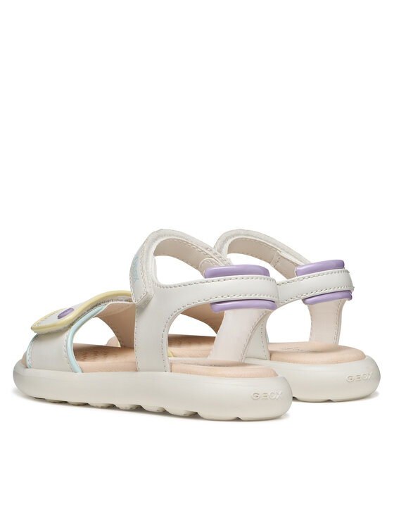 Geox Geox Sandály J Sandal Puffypop Gi J65MSC 05402 C0653 D Bílá