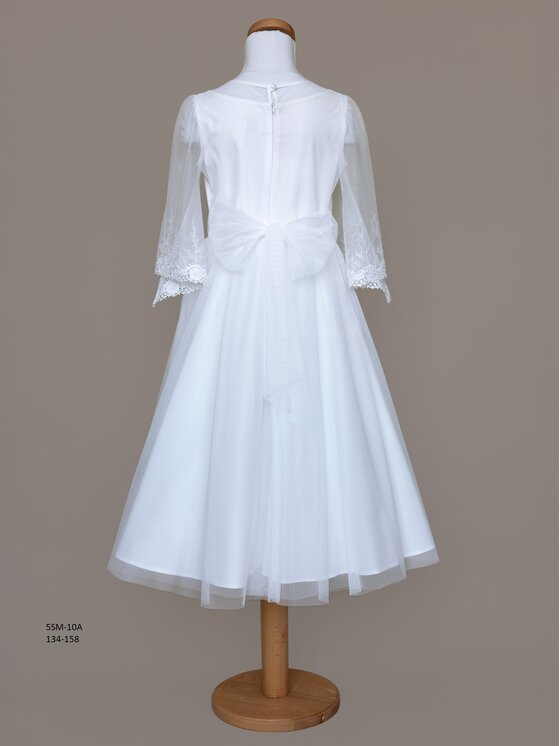 SLY SLY Sukienka 5SM-10A Biały Comfortable Fit