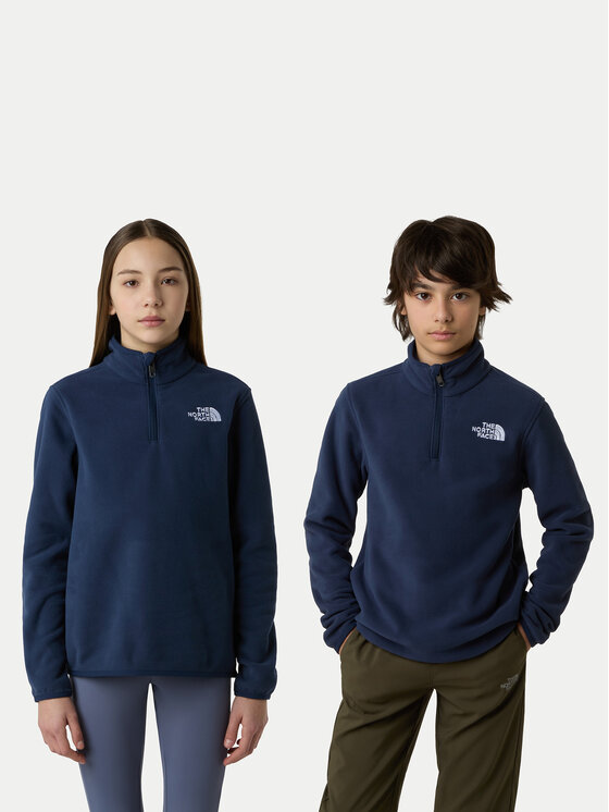 The North Face The North Face Polár kabát Glacier NF0A8CVG Sötétkék Regular Fit