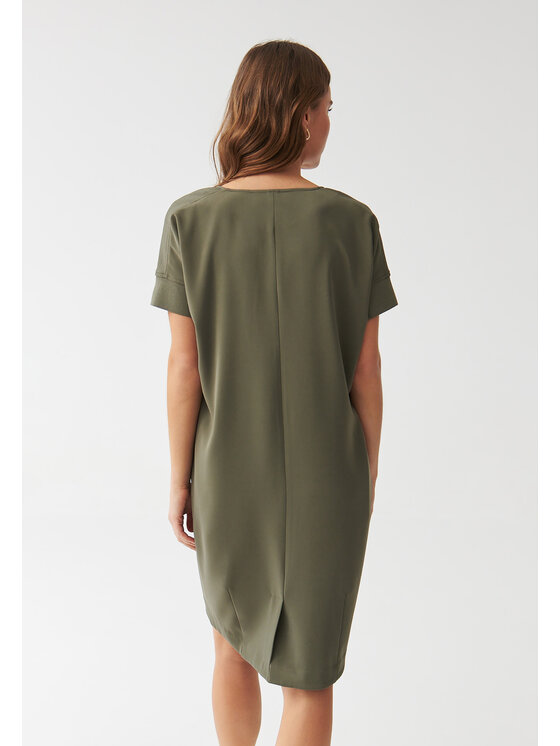 TATUUM TATUUM Sukienka codzienna OWERITA Khaki Barrel Fit