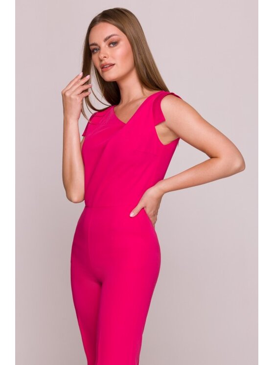 Stylove Stylove Kombinezon S407 Różowy A-Line Fit