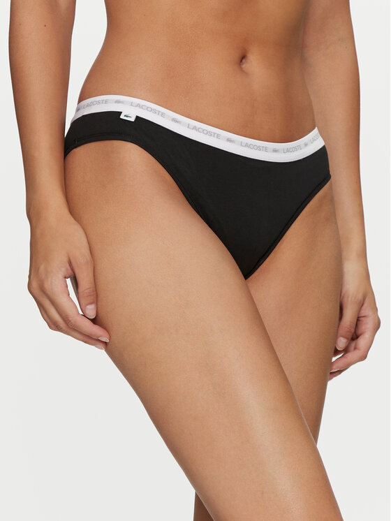 Lacoste Lacoste 3 pāru klasisko biksīšu komplekts 8F1338 Melns