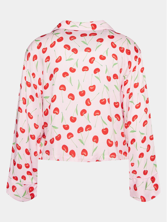 Hunkemöller Hunkemöller Pizsama felső 205059 Rózsaszín Relaxed Fit