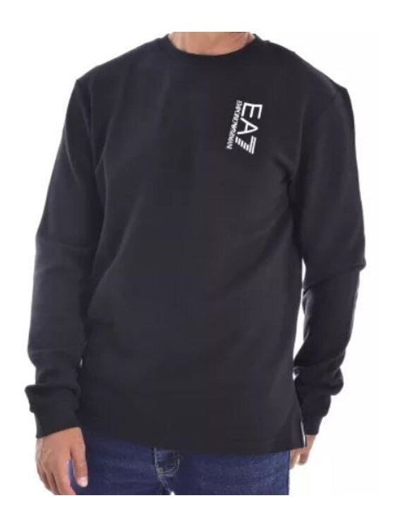 EA7 Emporio Armani EA7 Emporio Armani Mikina 6LPM59 PJHDZ 1200 Černá Regular Fit