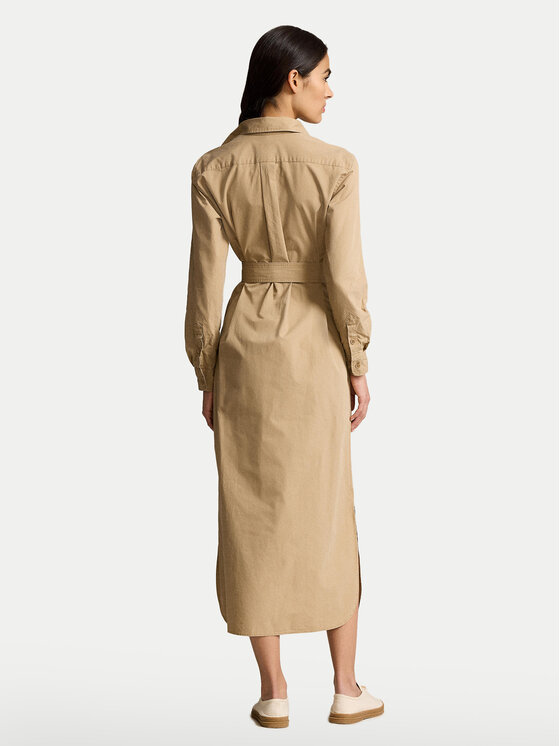 Polo Ralph Lauren Polo Ralph Lauren Hemdkleid 211951138001 Beige Regular Fit