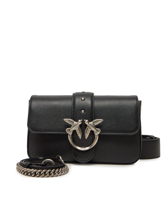 PINKO PINKO Handtasche Love One Mini Slouchy Fl PE 25 PLTT 104340 A0QO Schwarz