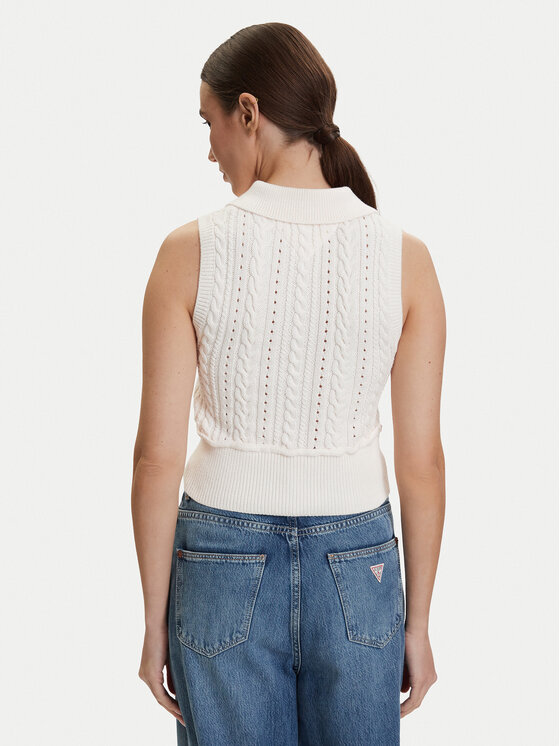 Tommy Jeans Tommy Jeans Džemper DW0DW22318 Bijela Regular Fit