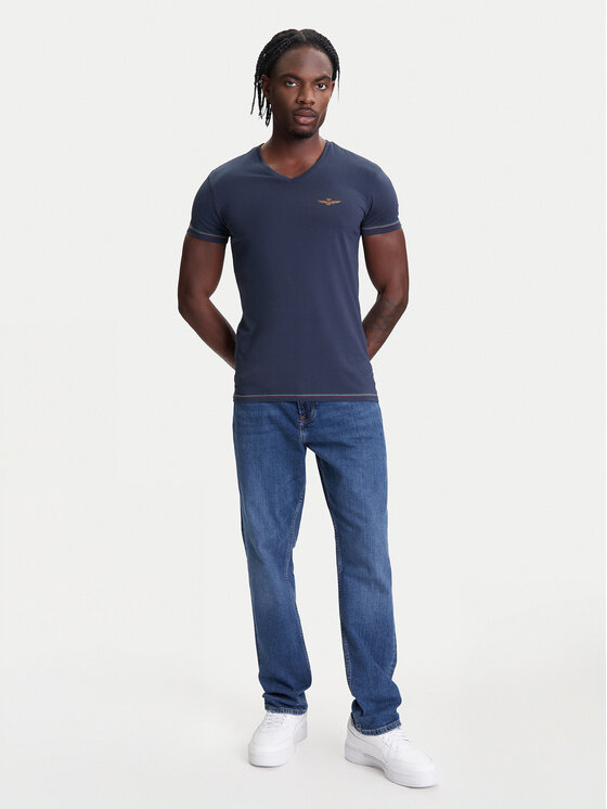Aeronautica Militare Aeronautica Militare T-shirt AM1UTI004 Tamnoplava Regular Fit