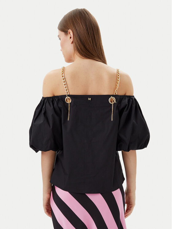 Lola Casademunt by Maite Lola Casademunt by Maite Bluse MS2515040 Schwarz Relaxed Fit