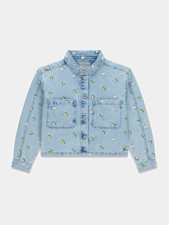 Guess Kids Guess Kids Kurtka przejściowa 182421 Niebieski Classic Fit
