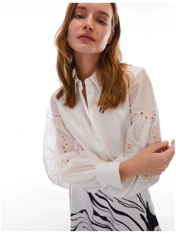 Pennyblack Pennyblack Camicia museo-bianco Bianco Regular Fit