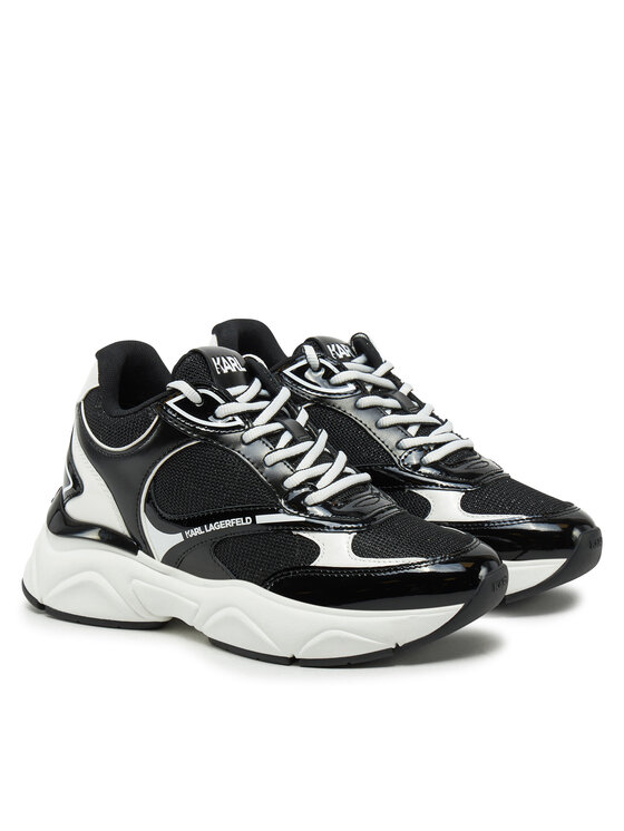 KARL LAGERFELD KARL LAGERFELD Sneakersy Komet Wedge KL65724A Černá